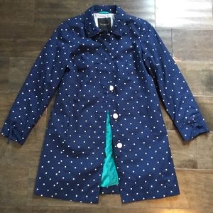 TALBOTS POLKA DOT JACKET TRENCH SMALL (2)